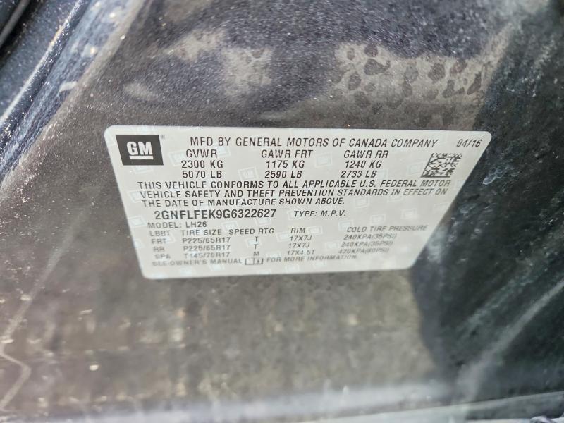 2016 Chevrolet Equinox lt