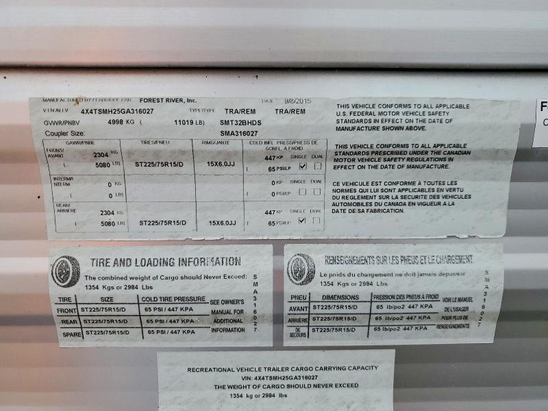 2016 Foresriver 2016 Forest River Salem Camper