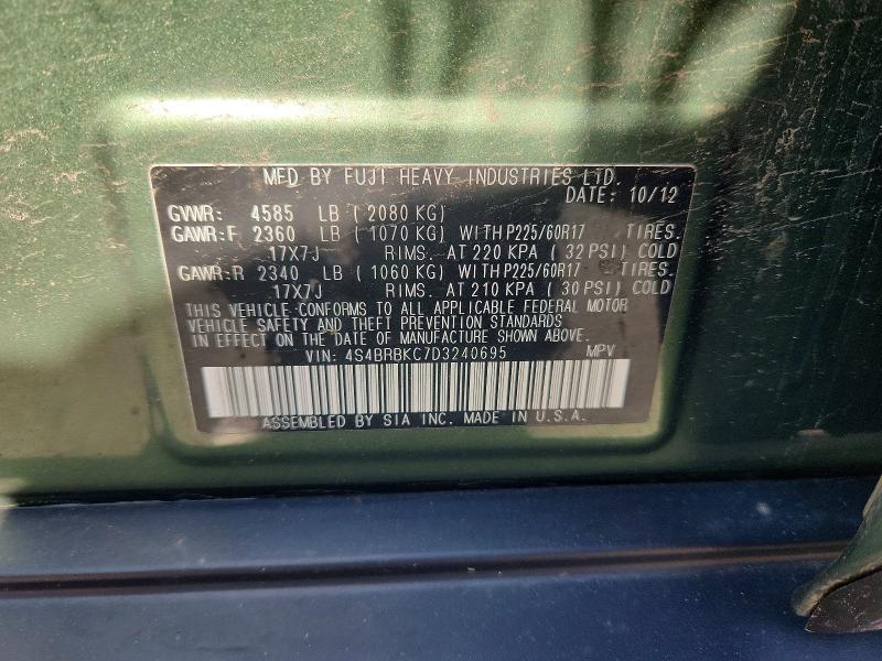 2013 Subaru Outback 2.5i Limited