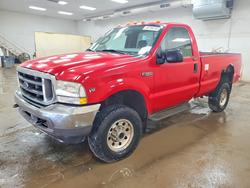 Salvage trucks for sale at Davison, MI auction: 2004 Ford F350 SRW Super Duty