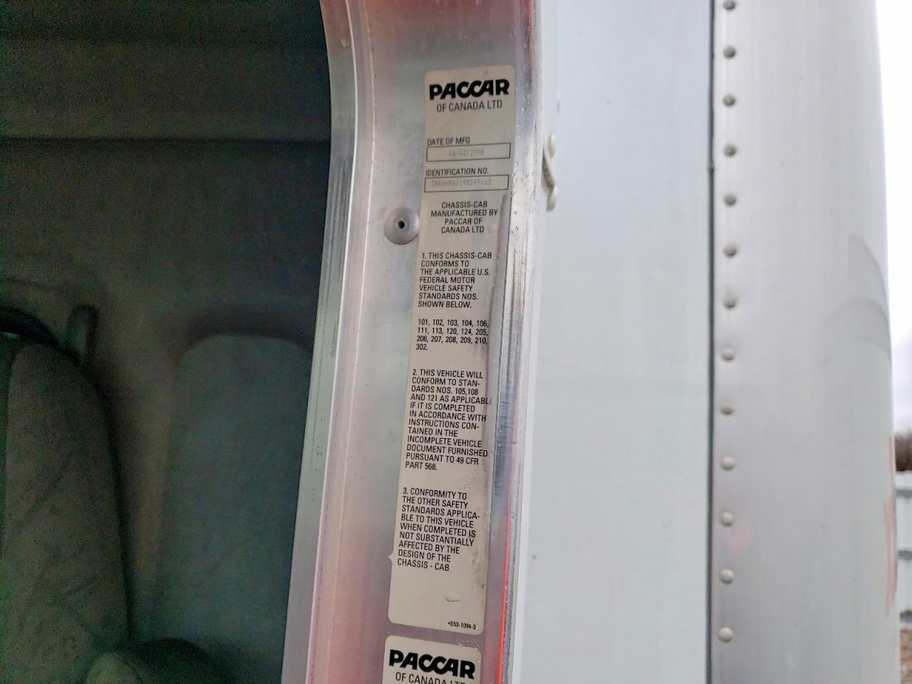 2009 Kenworth Constructi-BOX Truck