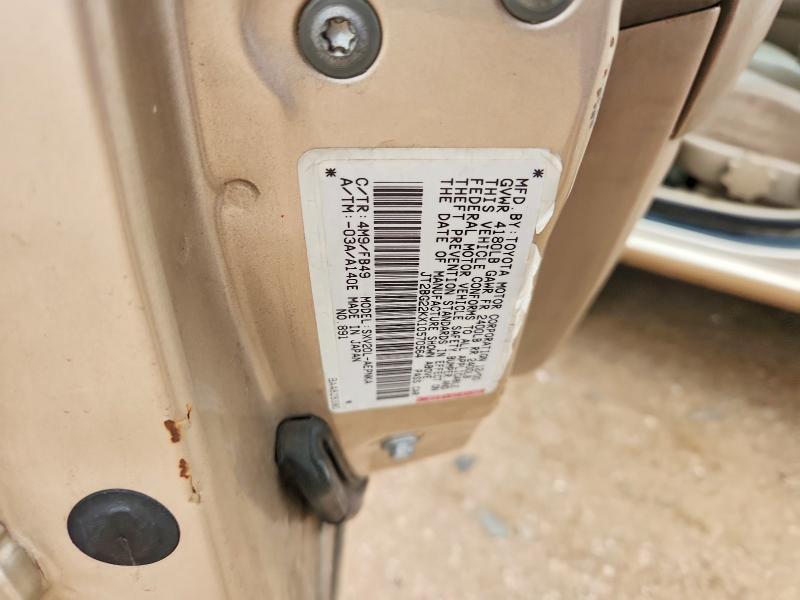 2001 Toyota Camry le