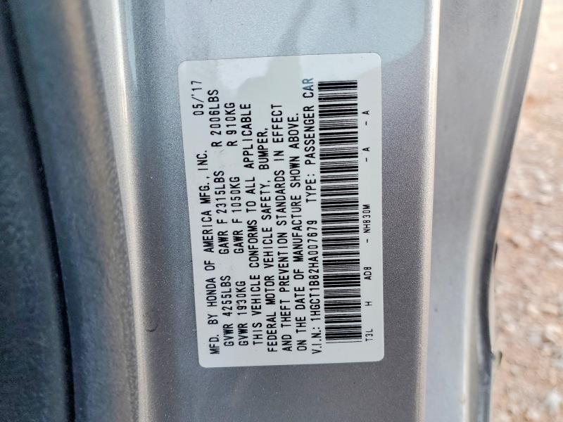 2017 Honda Accord exl