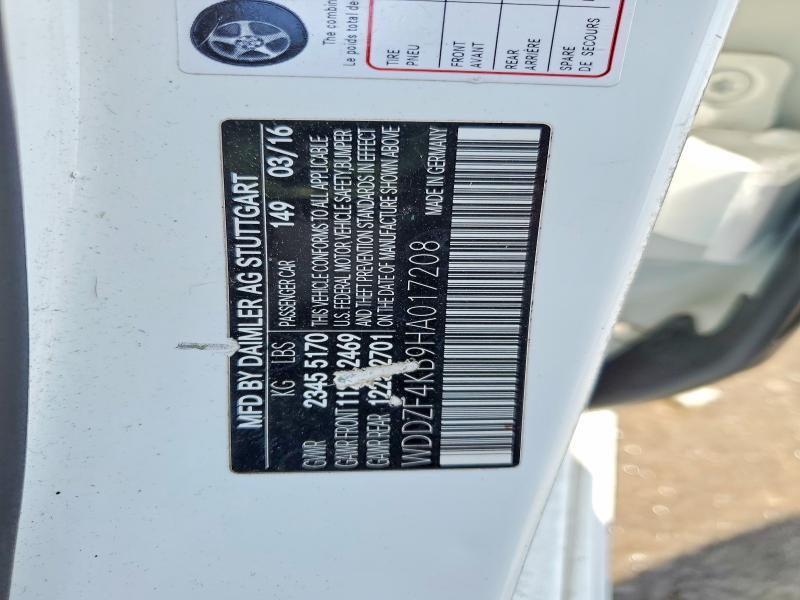 2017 Mercedes-Benz E 300 4matic