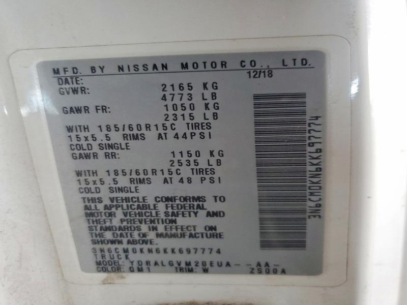 2019 Nissan NV200 SV