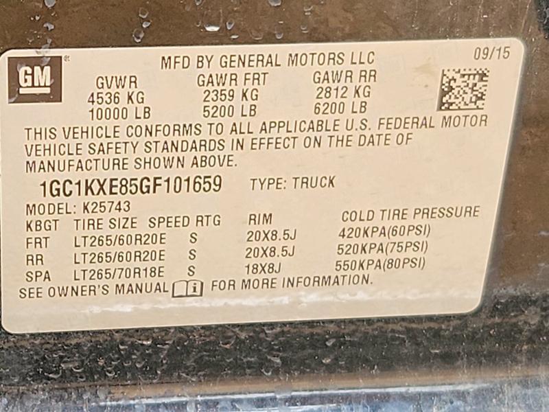 2016 Chevrolet Silverado K2500 High Country