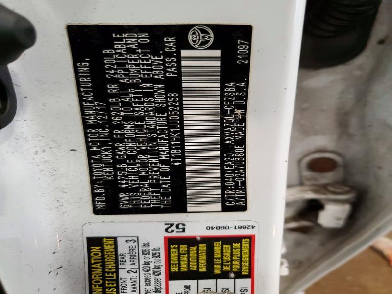 2018 Toyota Camry se