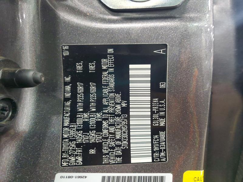 2017 Toyota Sienna le 8-passenger