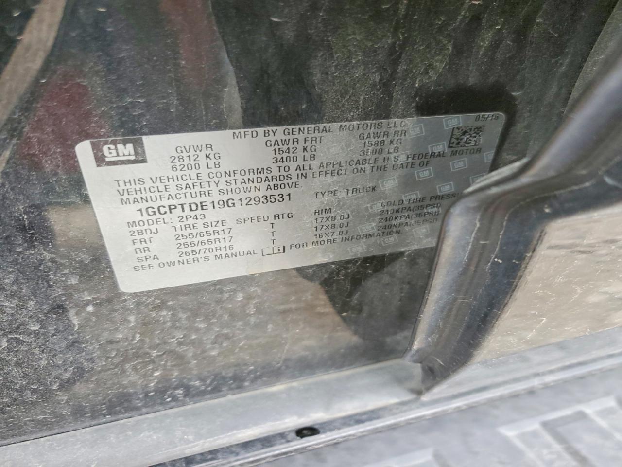 2016 Chevrolet Colorado Z71