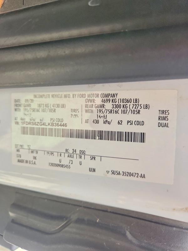 2020 Ford Transit T-350 BOX Truck
