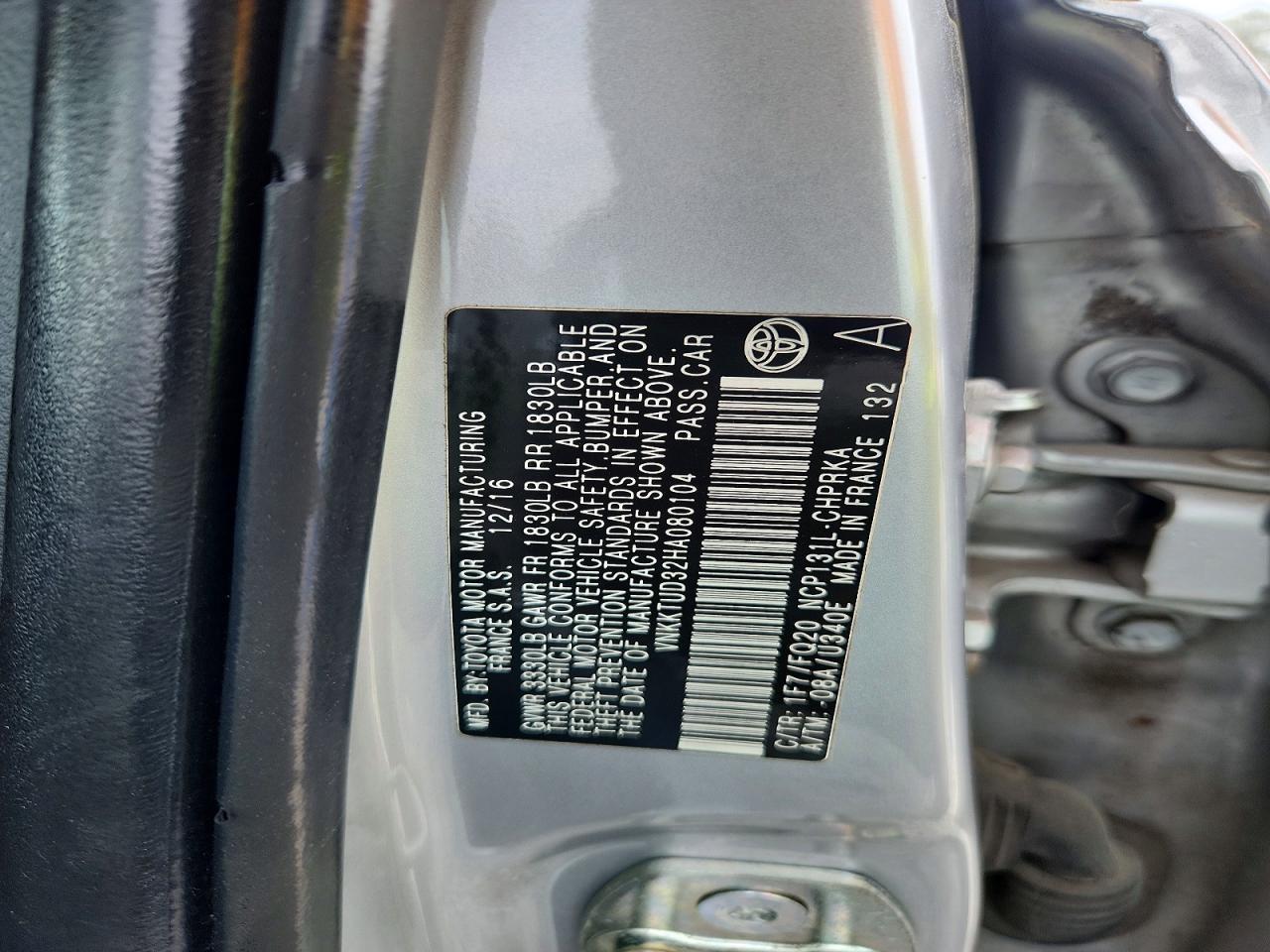 2017 Toyota Yaris 5-door l Fleet