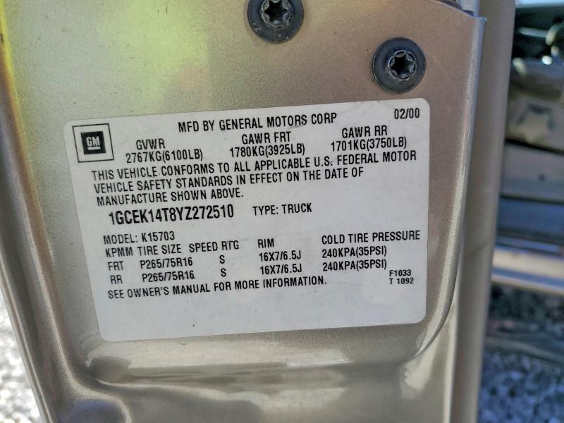 2000 Chevrolet Silverado K1500