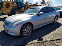Infiniti G37 salvage cars for sale: 2009 Infiniti G37 Sedan x