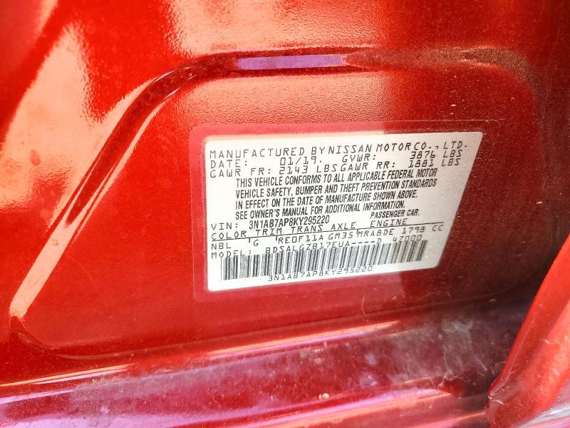 2019 Nissan Sentra sl