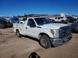 Salvage trucks for sale at Colorado Springs, CO auction: 2015 Ford F250 Super Duty Utility / Service Truck