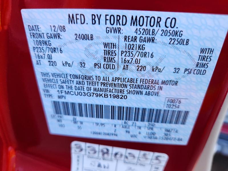 2009 Ford Escape xlt