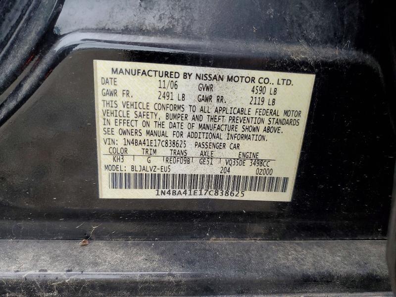 2007 Nissan Maxima 3.5 se