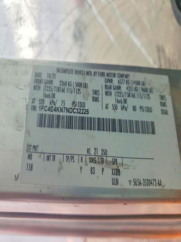 2022 Ford E450 Delivery Truck