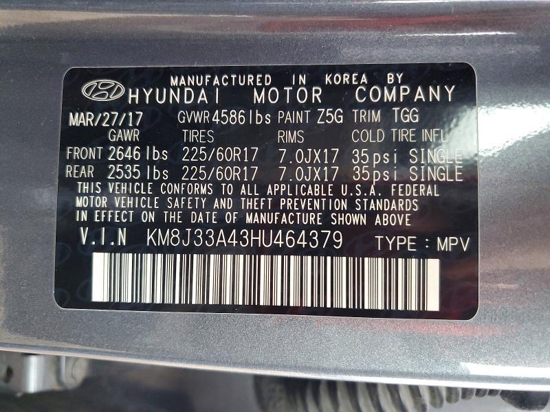 2017 Hyundai Tucson se