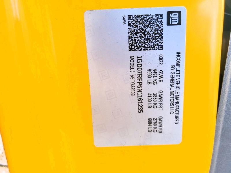 2022 GMC Savana Cutaway G3500 BOX Truck