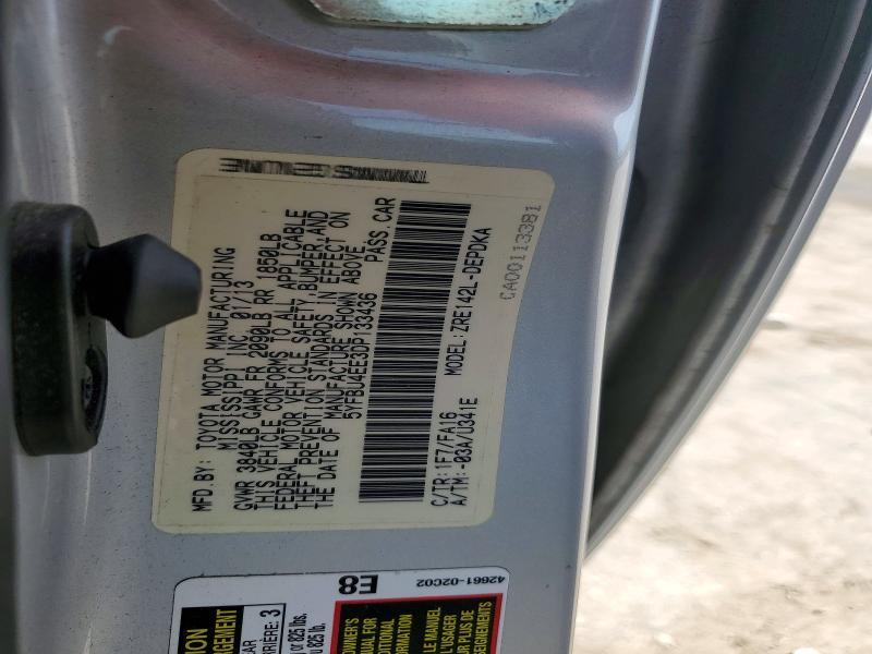 2013 Toyota Corolla l