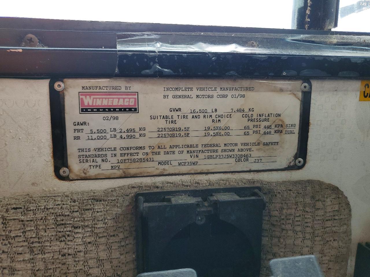 1998 Winnibago Brave RV