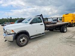 Dodge salvage cars for sale: 2018 Dodge Ram 5500 Flatbed Truck