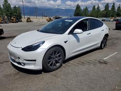 Salvage cars for sale from Copart Rancho Cucamonga, CA: 2022 Tesla Model 3