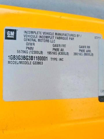 2011 Chev Express Cutaway G3500