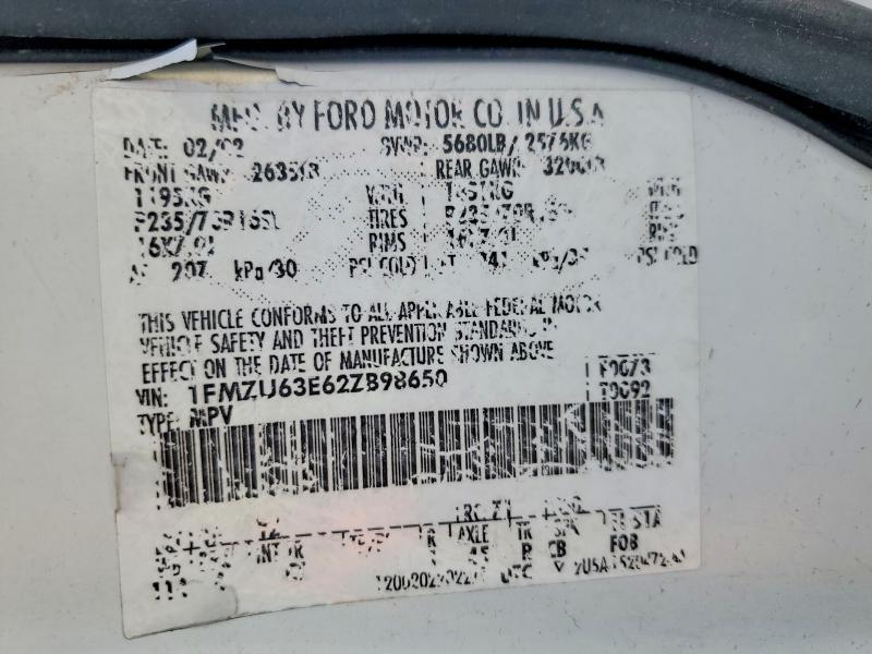 2002 Ford Explorer xlt