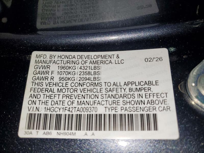 2026 Honda Accord se