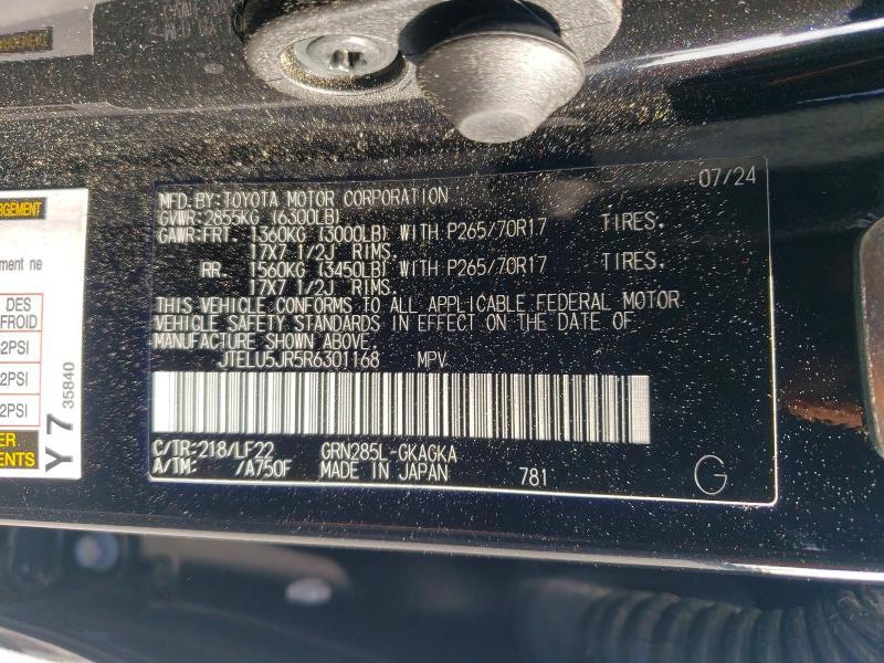 2024 Toyota 4runner trd pro