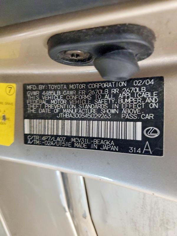 2004 Lexus Es 330