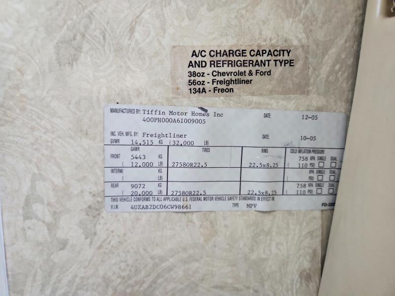 2006 Freigliner Chassis