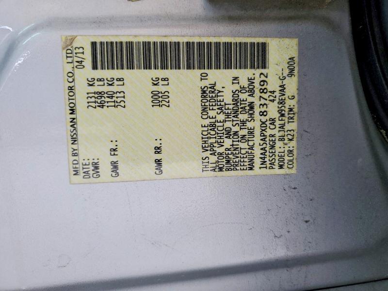 2013 Nissan Maxima 3.5 s