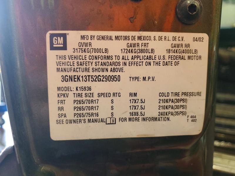 2002 Chevrolet Avalanche K1500