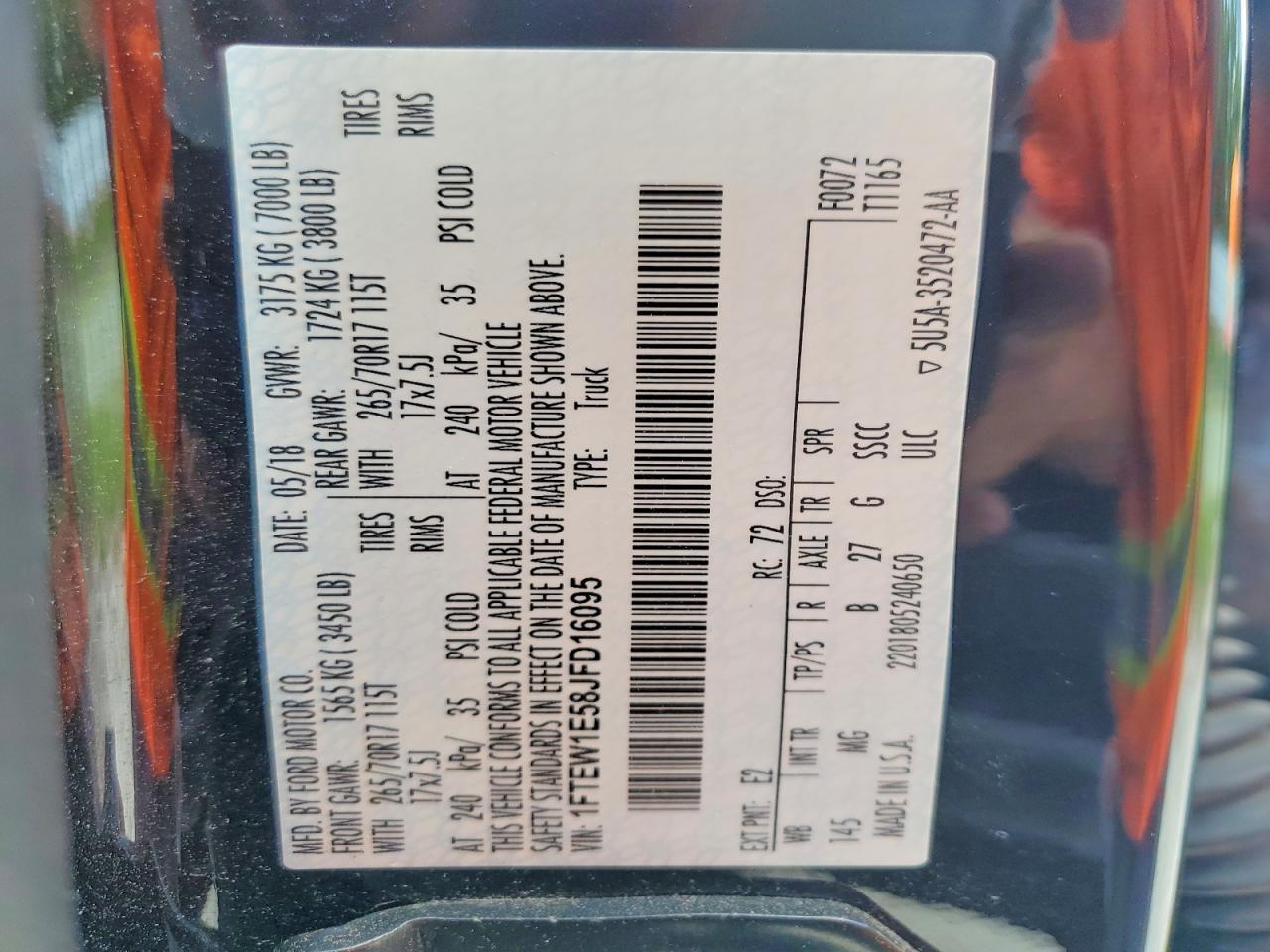 2018 Ford F150 Supercrew