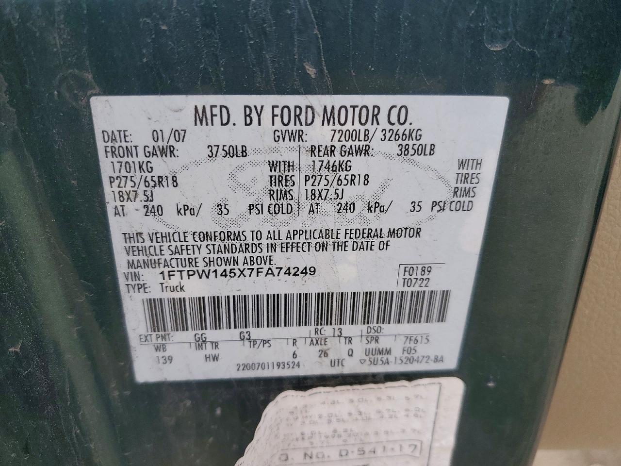 2007 Ford F-150