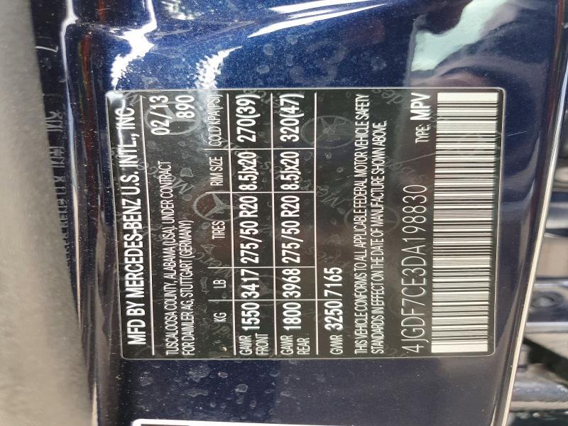 2013 Mercedes-Benz Gl 450 4matic