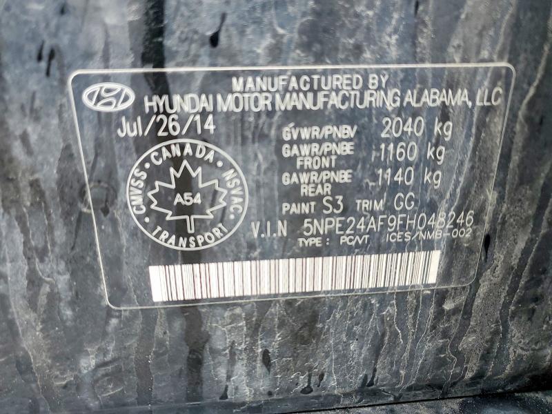 2015 Hyundai Sonata se