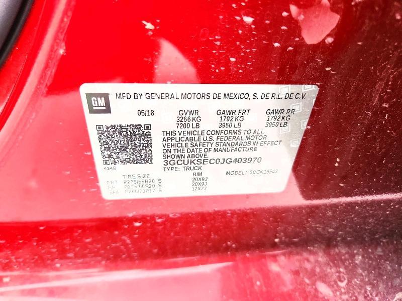 2018 Chevrolet Silverado K1500 LTZ