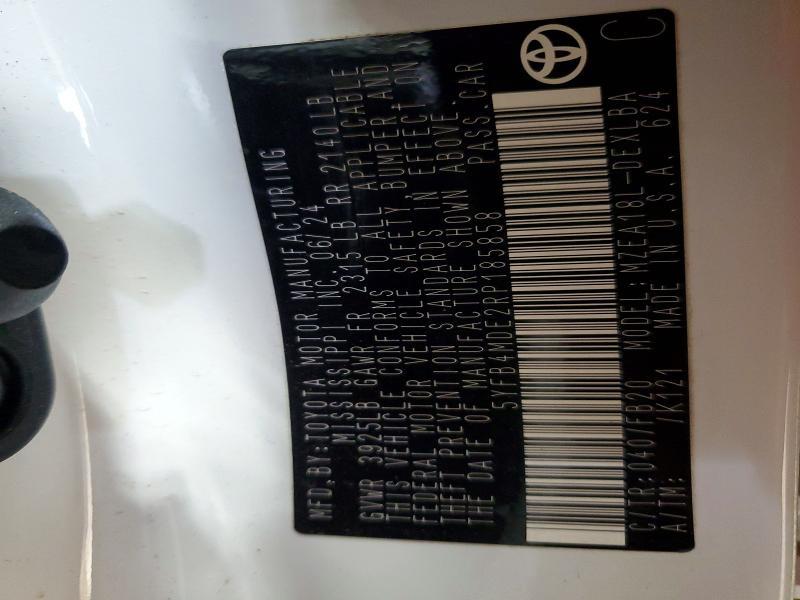 2024 Toyota Corolla le