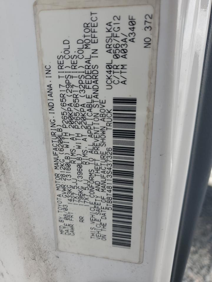 2003 Toyota Tundra Limited