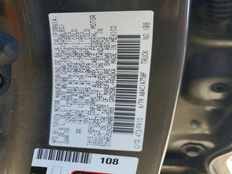 2009 Toyota Tacoma Double Cab Long BED