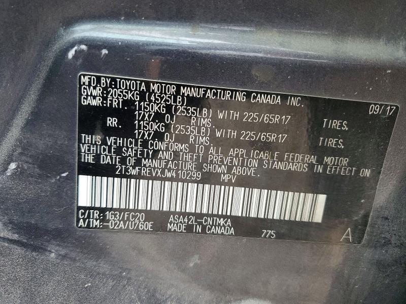 2018 Toyota Rav4 xle