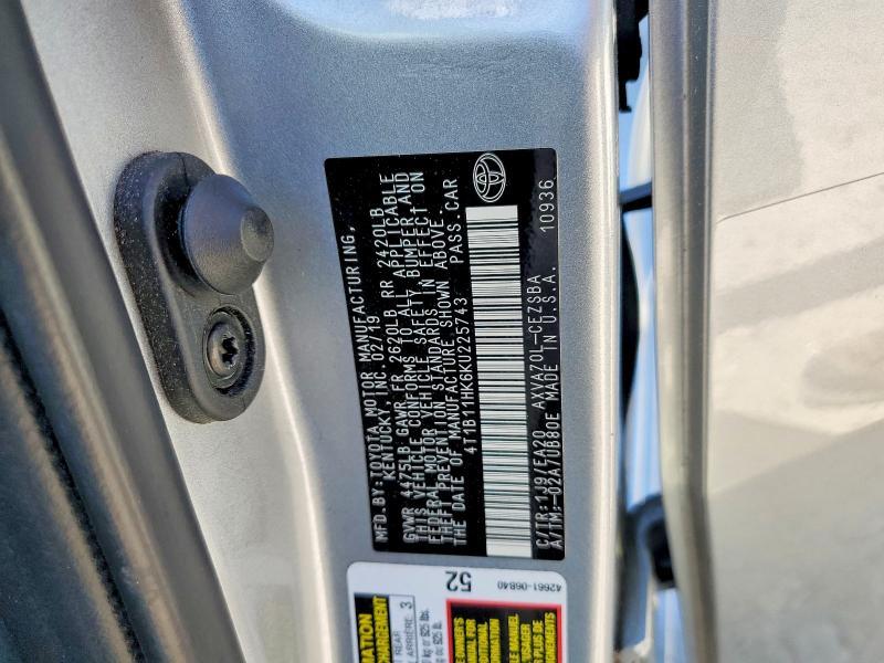 2019 Toyota Camry se