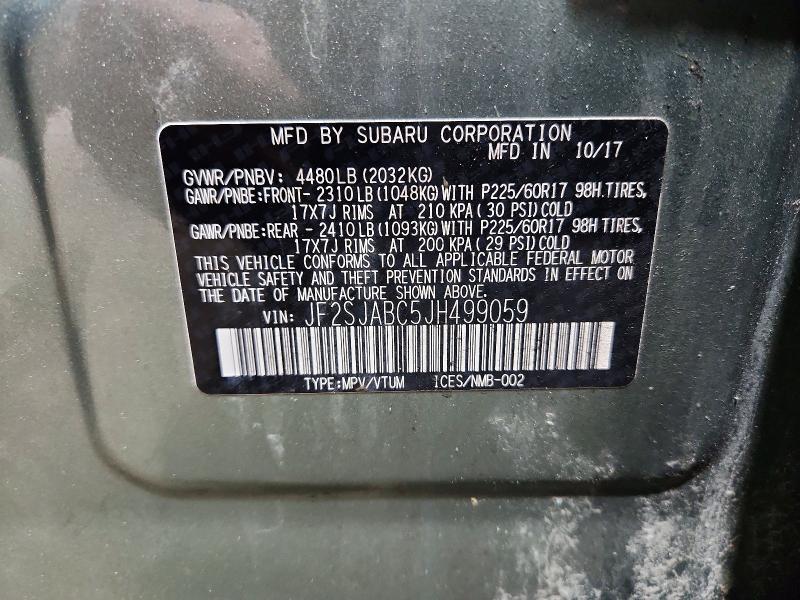 2018 Subaru Forester 2.5i