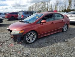 Honda salvage cars for sale: 2007 Honda Civic si