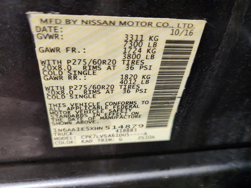 2017 Nissan Titan SL