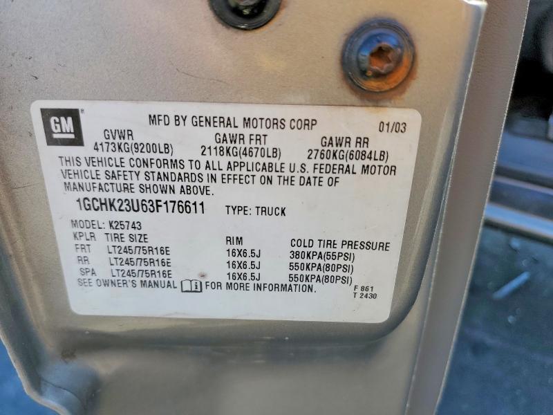 2003 Chevrolet Silverado K2500 Heavy Duty